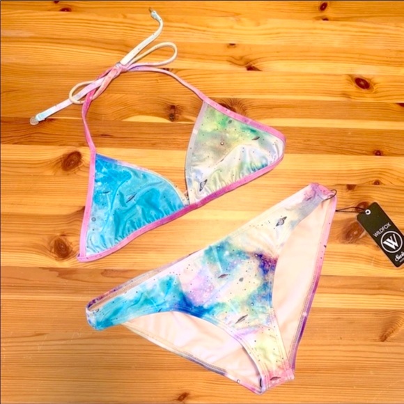 WILDFOX Space🪐Cadet Bikini 2-piece set- large - Picture 4 of 7